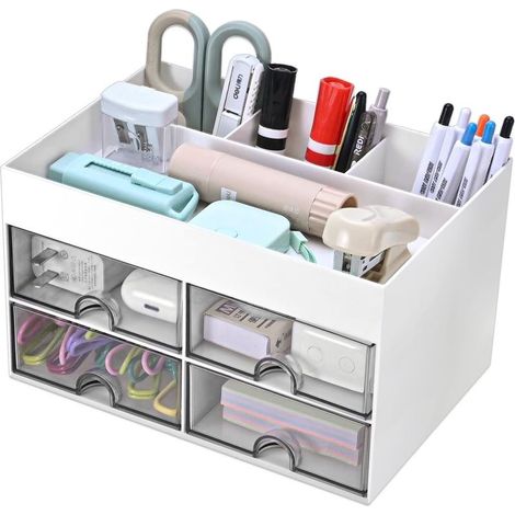 1 pcs Desk Organizer with Accessory Compartments - Practical Drawers for Perfect Desk Organization (1/5)