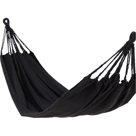 Hamac en Tissu "Hedvig" 200cm Noir (1/5)