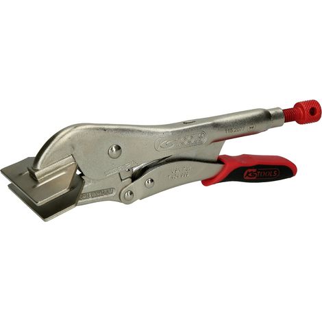 Pince étau à machoires larges et plates avec système d‘ouverture / fermeture facile, 250mm (1/5)