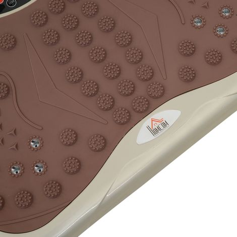 Plateforme Vibrante avec 99 Niveaux, Écran LED, Haut-parleur USB et Bandes de Résistance pour Fitness (1/5)