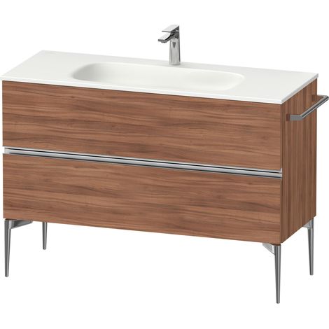 Duravit Sivida Waschtischunterbau, 2 Schubkästen, Griffleiste (1/4)