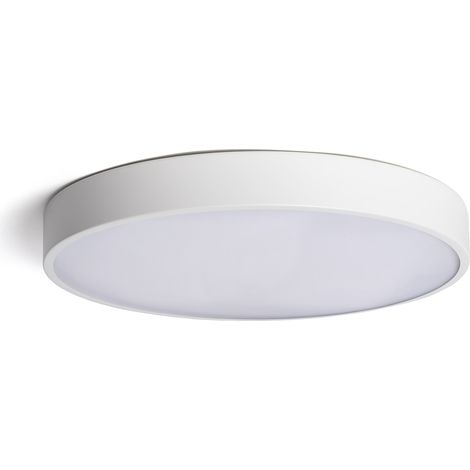 Plafonnier LED Rond Métal 30W CCT Sélectionnable Hidria Ø400 mm Blanc (1/5)