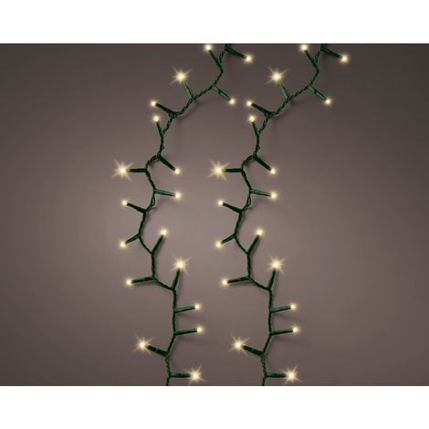Guirnalda multifunción, uso exterior, led compact, oro suave, cable verde, 500 leds, 16 m (1/4)
