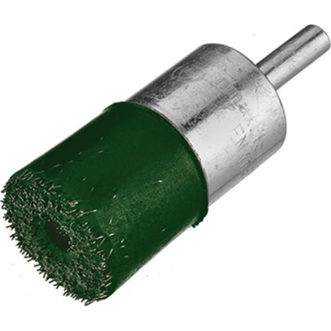 Cepillo pincel OSBORN de acero latonado con vástago de 6 mm y filamento de Ø 0.30 mm