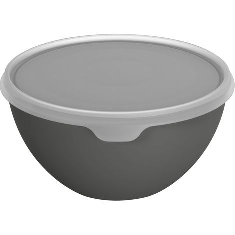 Rotho Schüssel + Deckel Caruba 3 L schwarz (1/2)