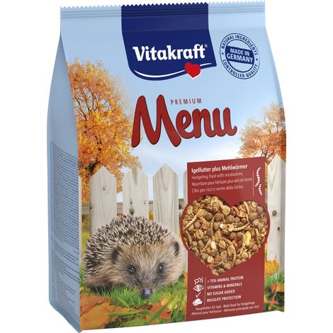 Vitakraft Igelfutter Menü 2,5kg Trockenfutter für Igel Spezialfutter Kraftfutter (1/2)
