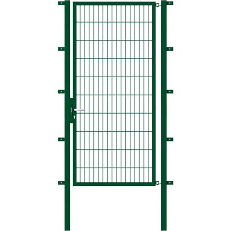 ALBERTS Einzeltor Flexo, fvz.grün Kst.b.RAL 6005, lichte BxH1000x2000, PF60x60/2500mm (1/3)