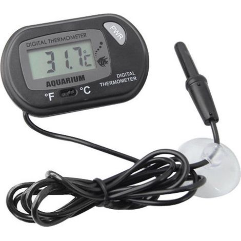 Thermomètre d'Aquarium à Ventouse ST-3 – Mini, Étanche – Pour Poissons, Reptiles et Terrarium (1/4)