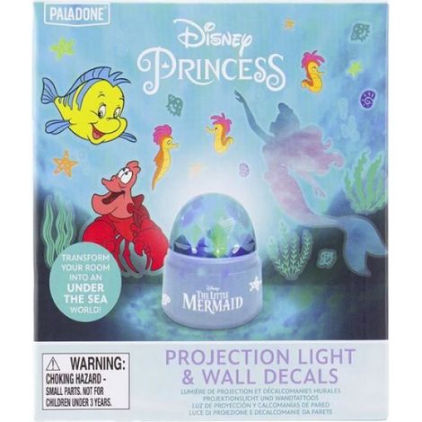 Lampe à projection - Disney - Petite Sirène - Couleurs Bleu et Vert - LED - Utilisation Intérieure