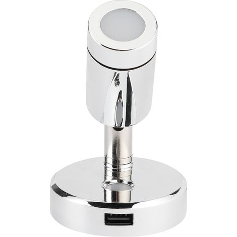 Lampe de lecture LED 12V 160LM 3000-3300K pour bateau, voiture, table tactile avec port de charge USB (1/5)