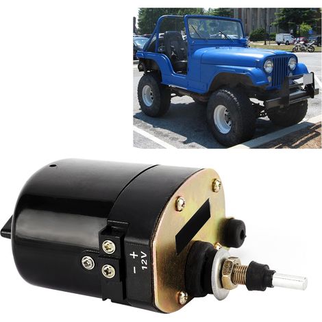 Essuie-glace Moteur 12V Auto Pare-brise Compatible Willys Jeep Tractor 01287358 7731000001 (1/3)