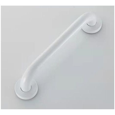 Weißer 400-mm-Duschhaltegriff, Sicherheitsgriff für die Dusche, Haltegriff für barrierefreie Toiletten, Toilettenstützgriff, Haltegriff für Dusche und Toilette