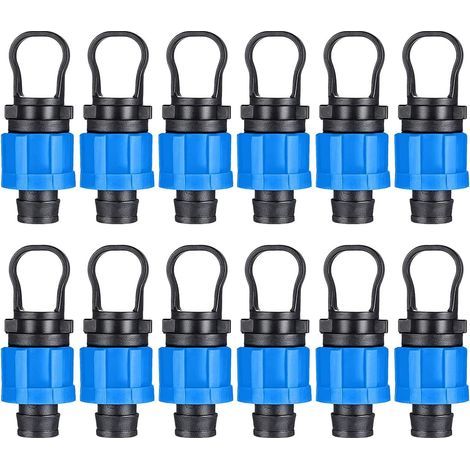 Set of 12 drip irrigation fittings - Universal connection - compatible with 16mm drip irrigation tapes (1/5)