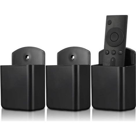 Set di 3 supporti da parete per telecomandi, supporto da parete per telecomandi TV, piccolo organizer autoadesivo, portapenne da parete, contenitore (1/5)