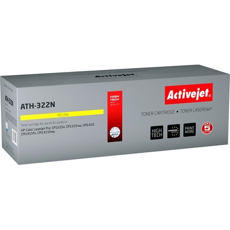 Toner ActiveJet pour HP 128A CE322A et nouveau ATH-322N