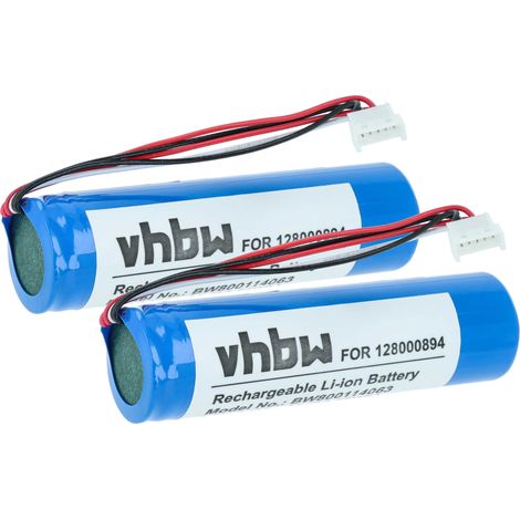 vhbw 2x Akku kompatibel mit Datalogic Gryphon GBT4100-HC, GBT4130, GBT4100-BK, GBT4100 Barcodescanner POS (3400 mAh, 3,7 V, Li-Ion)