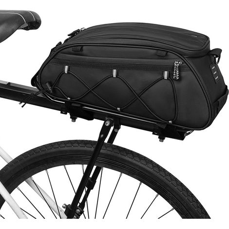 Sacoche arrière étanche pour vélo, sac isotherme, sacoche de porte-bagages, sacoche de coffre, sacoche de transport, sacoche bandoulière (1/5)