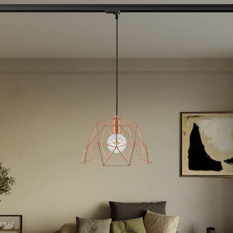 Creative Cables - Lampa wisząca z kloszem kopułkowym do szyn - lampa w zestawie