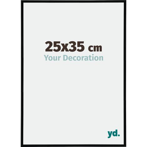 Cadre Puzzle 25x35 cm - Noir Très Brillant - Plastique - Annecy. (1/5)