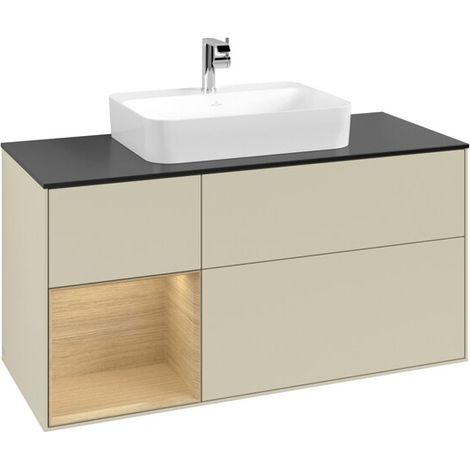 Villeroy & Boch F412PCHJ Meuble sous-lavabo Finion F41 (1/3)