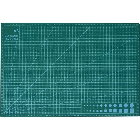 Flexible, rutschfeste Schneidematte mit präzisen Rasterlinien zum Schneiden von Stoff, Grünpflanzen, Papier und Karton doppelseitige, selbstheilende Schneidematte (1/5)