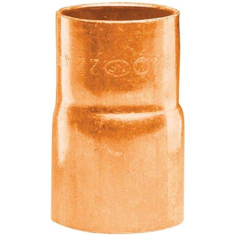 réduction en cuivre à souder - mâle 16 mm vers femelle 12 mm - sachet de 2 (1/2)