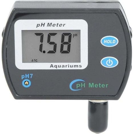 PH Tester, Digital LCD Water Quality Meter for Aquarium and Pool (EU Plug 220V) MUMU (1/4)