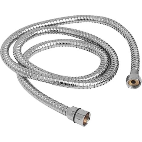 Flessibile 120 cm in ottone cromato per doccia doppia aggraffatura (1/2)