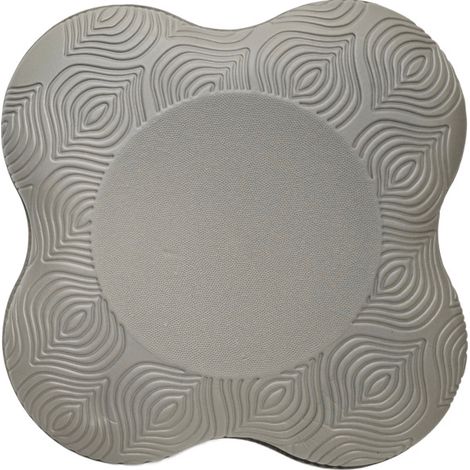 2 Stück Yoga-Knieschoner, 20 x 20 cm, rutschfeste Yogamatte, Kniekissen, Pad, Sport-Yoga-Zubehör für Fitness, Stretching, Schutz von Knien, Ellbogen und Knöcheln, Grau