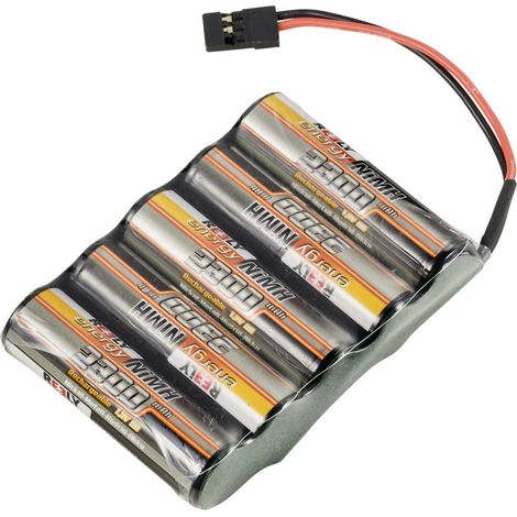 Reely Modellbau-Akkupack (NiMh) 6 V 2300 mAh Zellen-Zahl: 5 Mignon (AA) Side-by-Side JR-Buchse (1/2)