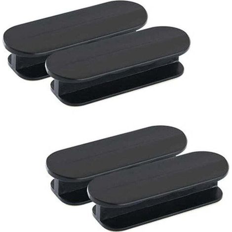 Boutons et poignées de meubles,Lot de 4 poignées auto-adhésives pour placard de cuisine, tiroir, fenêtre, porte coulissante (1/4)