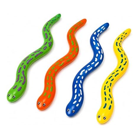 Diving Toy, Pool Game, Water Game Diving Snakes for Bath, Beach, Party, Activity, Marine Theme Decoration, Summer, Garden, Holiday (1/2)