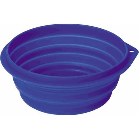 Nobby® Hunde Napf faltbar Blau Ø 16 cm 1.000 ml - Silikon