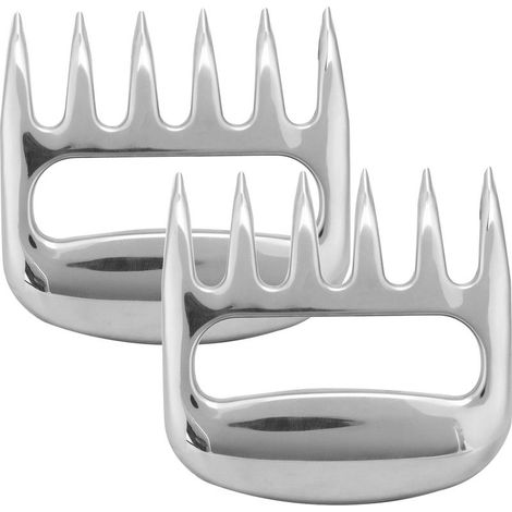 Griffe à Viande en Acier Inoxydable - Découpeur dinde et Séparateur de Viande pour BBQ (1/5)