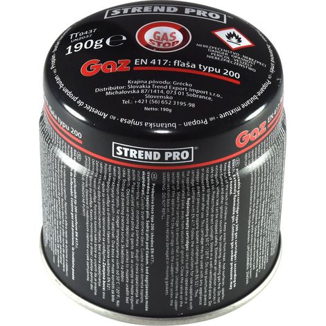 Kartusche Strend Pro 190 g, Stechkartusche, STOP GAS System