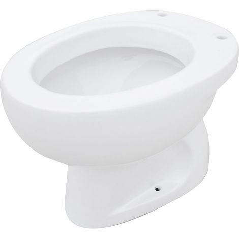 Vaso wc a pavimento scarico a parete infanzia bianco lucido (1/2)