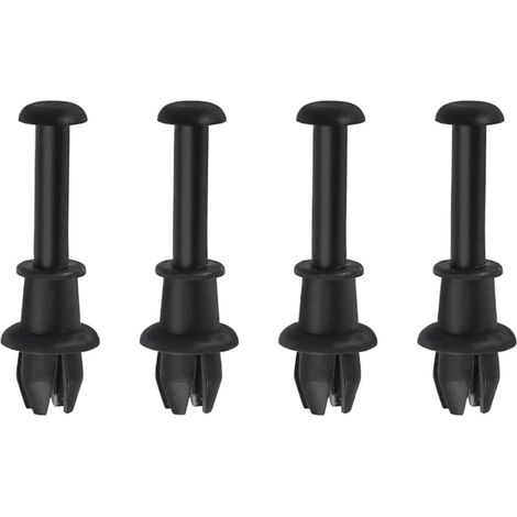 Lot de 4 boucles de fixation pour corde de suspension de coffre - noires (1/5)