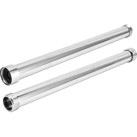 Rallonge de bras de douche en cuivre chromé, accessoire d'extension de pommeau de douche 25 mm G3/4 (1/5)