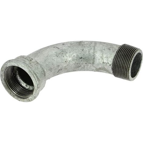 Courbe 90° fonte galva Mâle Femelle 1"1/2