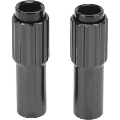 Vis de réglage de câble de frein pour vélo en alliage d'aluminium, compatible VTT et vélo de route - Noir (1 paire) (1/5)