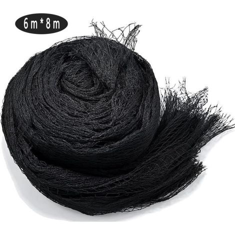 Filet Anti Oiseaux, 8m x 6m Filet Poulailler Noir, Filet de Protection pour Bassin à Mailles Fines (1/4)
