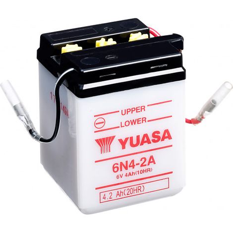 Batterie moto YUASA 6N4-2A 6V 4.2AH (1/3)