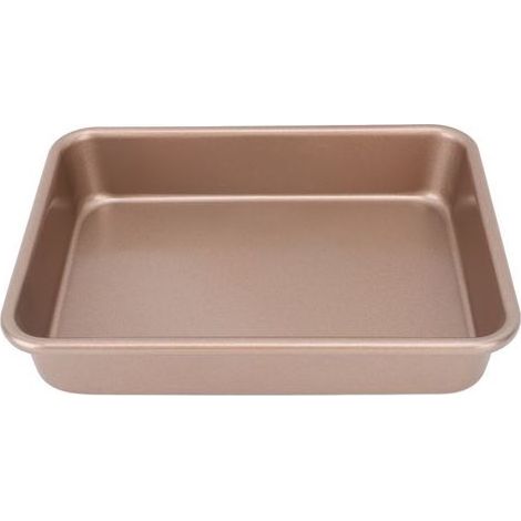 Zerodis Fournitures de Cuisson Conception Antiadhésive en Acier au Carbone, Répartition Uniforme de la Chaleur pour la Cuisson Domestique et Professionnelle, Cuve de Rectangulaire de 11 X 9,1 X 2. (1/5)