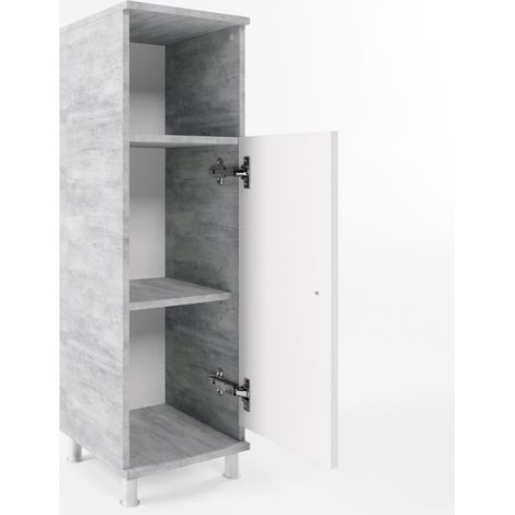 Midischrank Fynn, Beton, 30 x 95 cm, Vicco