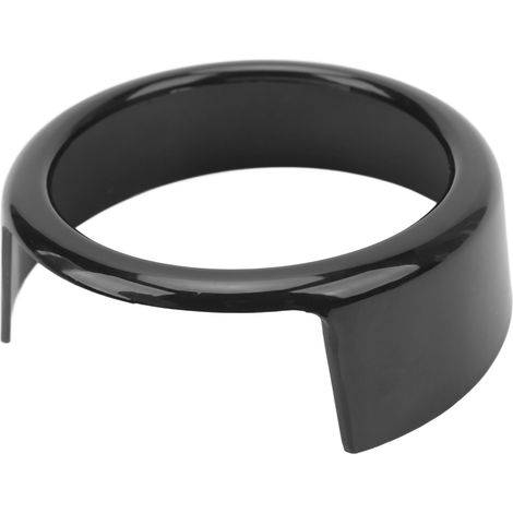 Frontgrill-Emblem-Logo-Ringabdeckung, glänzend schwarz, Ersatz-Außenaufkleber für Autoembleme (1/5)