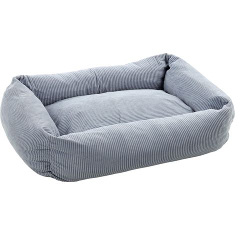Panier Colette pour Chien Chat Bleu - 65x45x20cm - Lit pour Chien Chat - Lavable - Fond Anti-dérapant - Housse Amovible Lieu de Couchage Doux et Confortable (1/5)
