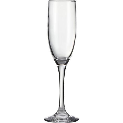 Dimo Set 6 Flute Stilo 190 ml in Vetro – Calici Champagne Eleganti per Brindisi (1/2)