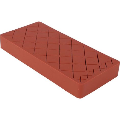 Silikon-Lippenstift-Organizer mit 24 Fächern, Aufbewahrungsbox für Make-up und Kosmetik, roter Präsentationsständer (1/5)