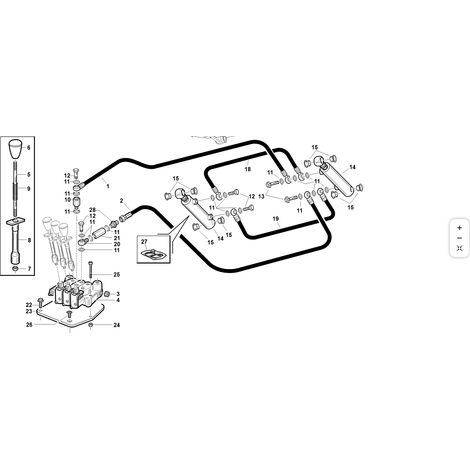 DISTRIBUIDOR ORIGINAL KUBOTA GIANNI FERRARI 00777600207 DE 2 PALANCAS