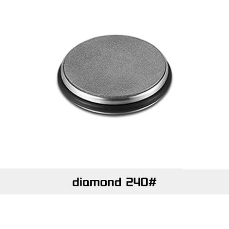 (Diamant 240 - Livraison en 24h) Kit d'affûteur de couteaux à rouleau en bois (4 angles) pour couteaux de chef, avec diamants industriels. (1/5)